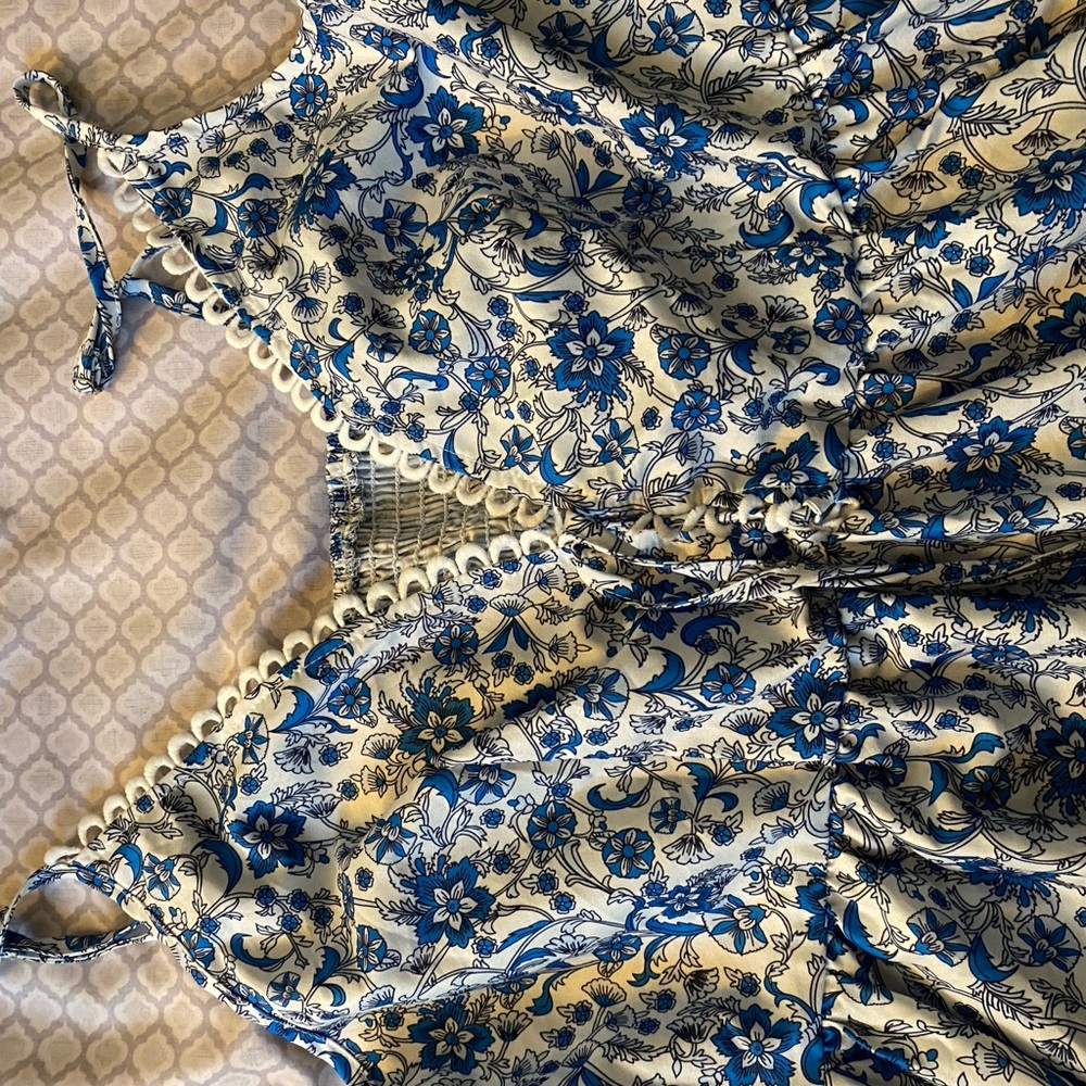 Blue flower dress